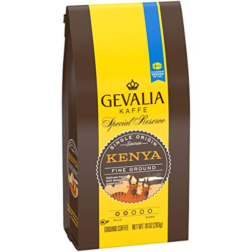 Gevalia Kenya Mild Roast Fine Ground Coffee, 10 oz