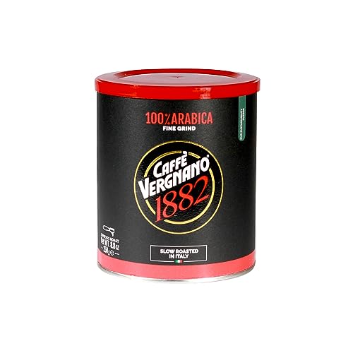 Caffe Vergnano 100% Arabica Espresso Ground Coffee Can
