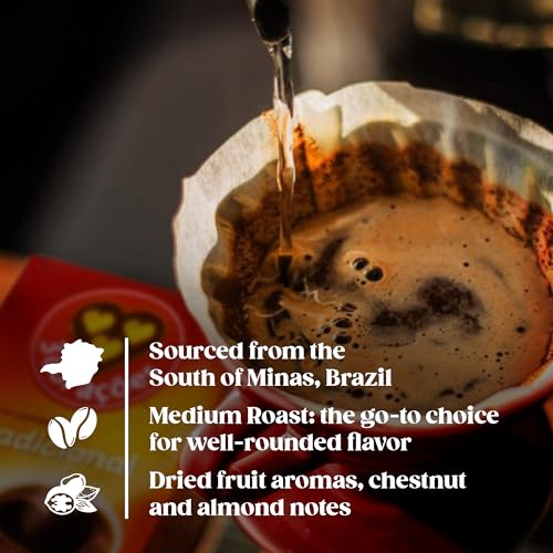 3 Coracoes Traditional Brazilian Ground Coffee - 17.6oz