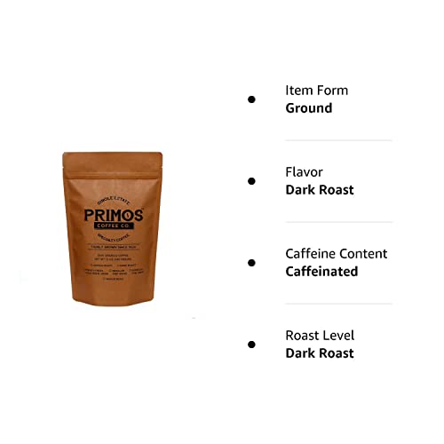 Primos Coffee Co French Press Dark Roast Coffee