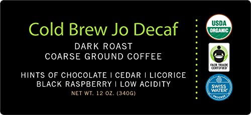 Organic Swiss Water Decaf French Roast Coffee, 12oz