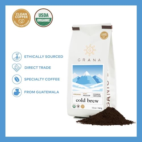 GRANA Cold Brew Organic Fair Trade Ground Coffee
