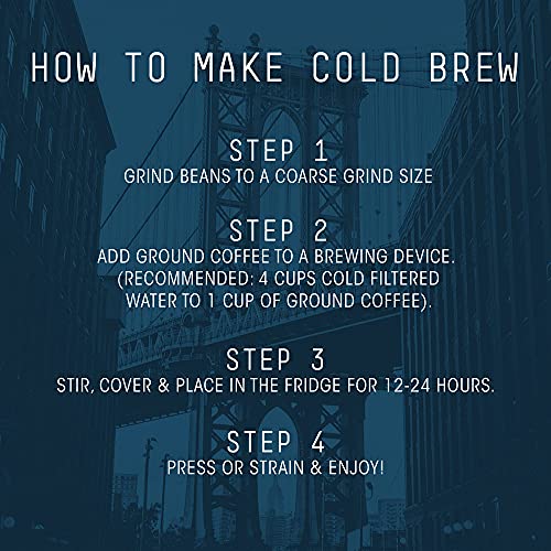 Stone Street Cold Brew Colombian Dark Roast 1LB