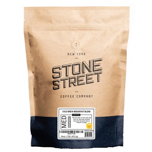 Stone Street Cold Brew Breakfast Blend Coffee, Low Acid