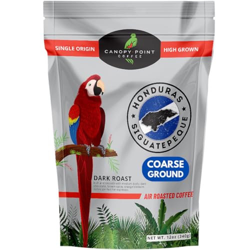 Canopy Point Coffee Honduras Dark Roast Coarse Grind