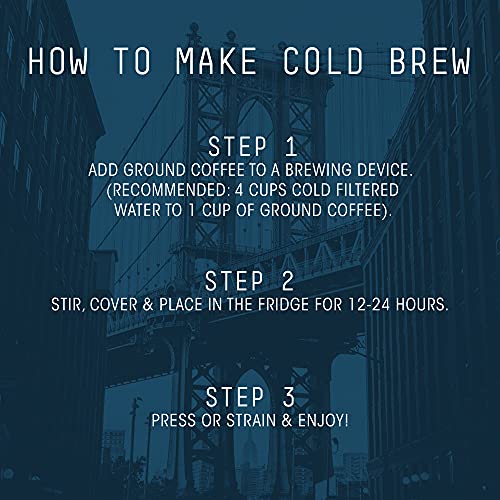 Stone Street Cold Brew Breakfast Blend Coffee, Low Acid