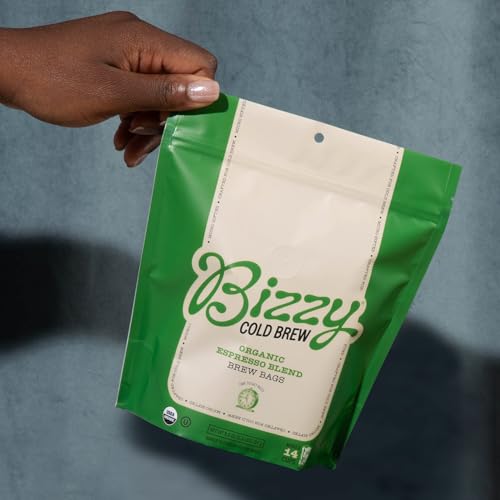 Bizzy Organic Cold Brew Espresso Blend Coffee Bags