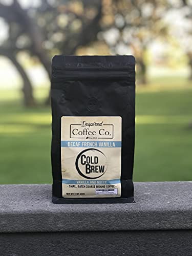 French Vanilla Decaf Cold Brew Coffee - Coarse Ground