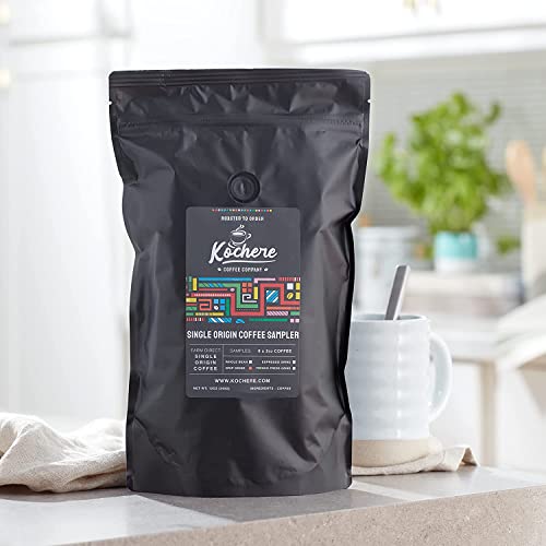 Organic Single Origin Coffee Sampler - Fair Trade, Medium Roast