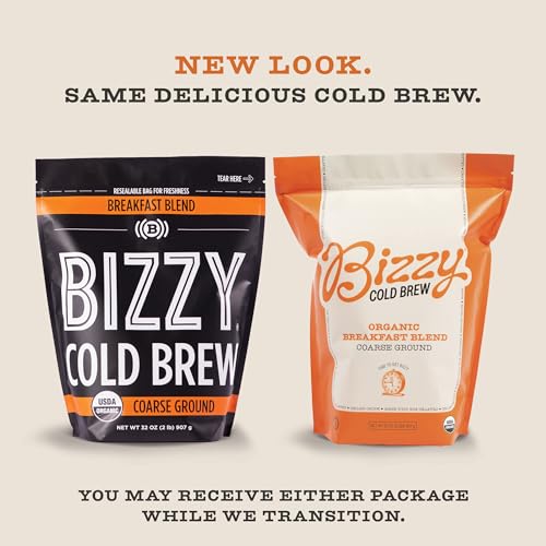 Bizzy Organic Cold Brew Breakfast Blend Coarse Ground