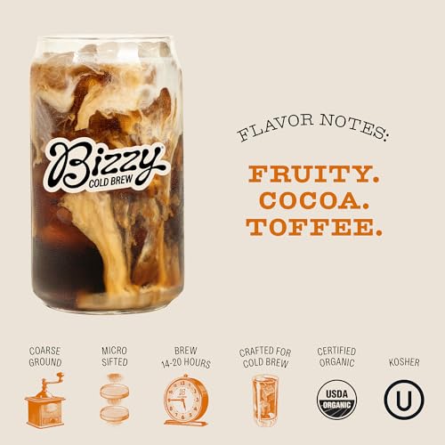 Bizzy Organic Cold Brew Breakfast Blend Coarse Ground