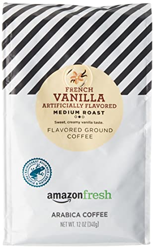 French Vanilla Flavored Ground Coffee, Medium Roast 12oz