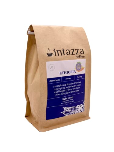 Intazza Ethiopian Whole Bean Coffee (12oz) - Single-Origin