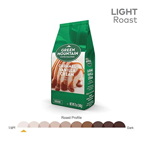 Green Mountain Caramel Vanilla Cream Light Roast Coffee