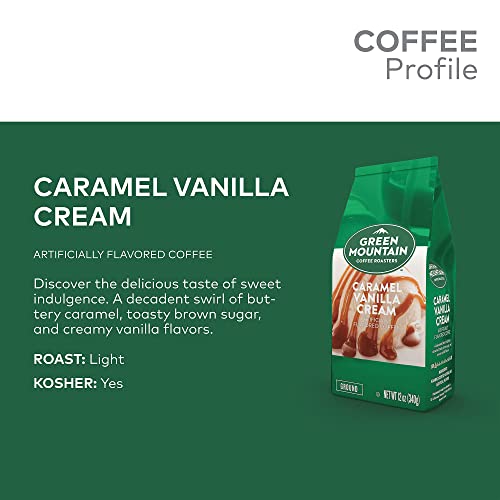 Green Mountain Caramel Vanilla Cream Light Roast Coffee