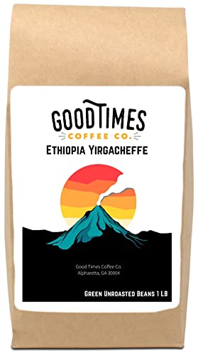 Ethiopian Yirgacheffe Green Coffee Beans (1 Pound)