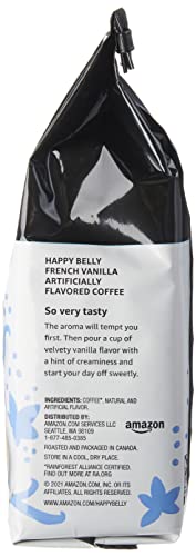 Amazon Brand French Vanilla Flavored Ground Coffee, 12oz