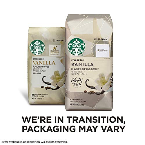 Starbucks Vanilla Flavored Ground Coffee—100% Arabica—6 bags