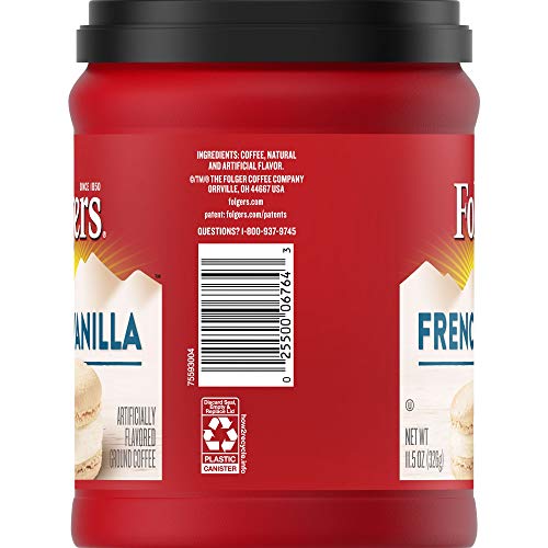 French Vanilla Flavored Ground Coffee, 11.5 Ounces