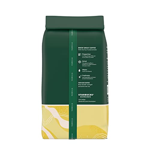 Starbucks Vanilla Flavored Ground Coffee - 6 bags