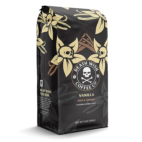 Vanilla Ground Coffee - 14 oz - Death Wish