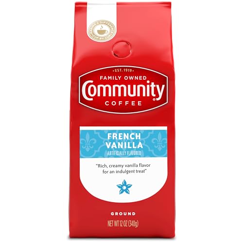 French Vanilla Flavored Ground Coffee, Medium Roast, 12 oz
