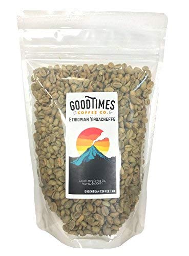 Ethiopian Yirgacheffe Green Coffee Beans (1 Pound)
