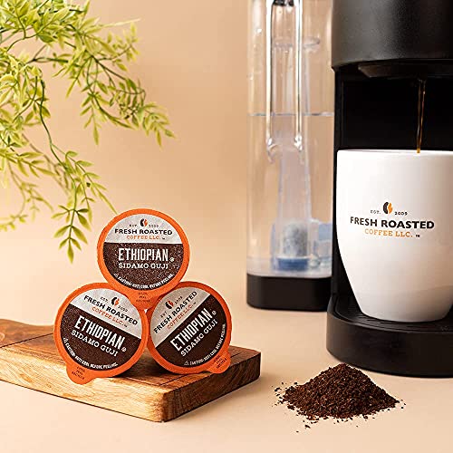 Ethiopian Sidamo Guji, Light Roast Coffee Pods 72