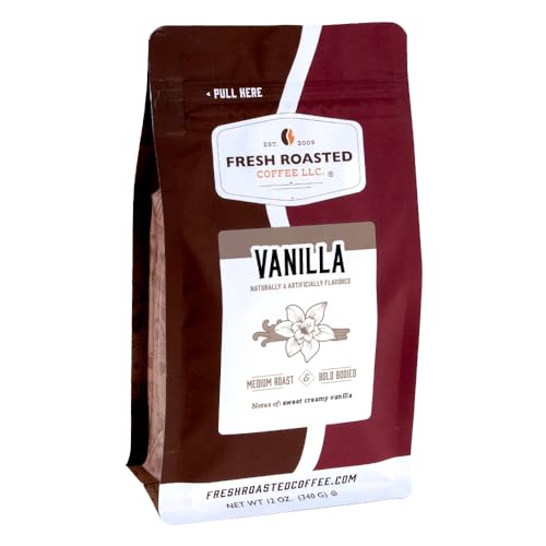 Vanilla Flavored Medium Roast Ground Coffee, 12 oz