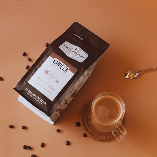 Vanilla Flavored Medium Roast Ground Coffee, 12 oz