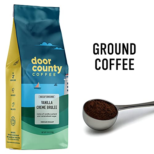 Vanilla Creme Brulee Decaf Ground Coffee | 10 oz Bag