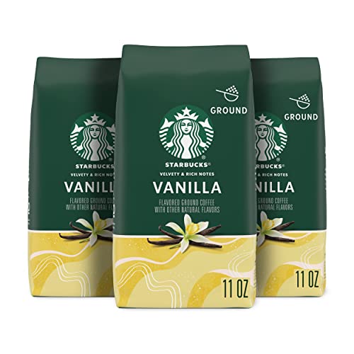Starbucks Vanilla Flavored Ground Coffee 100% Arabica 33 oz