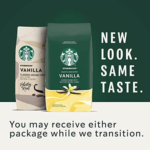 Starbucks Vanilla Flavored Ground Coffee 100% Arabica 33 oz