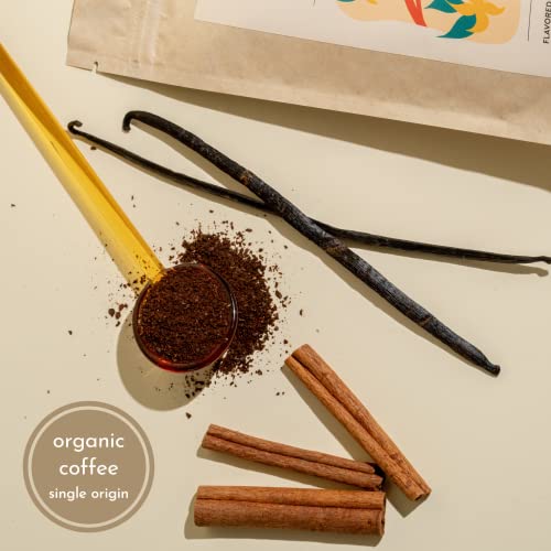 TUTURU Cinnamon Vanilla Ground Medium Roast Organic Coffee