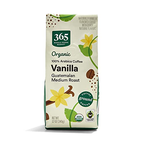 Organic Vanilla Ground Coffee, 12 oz. by 365