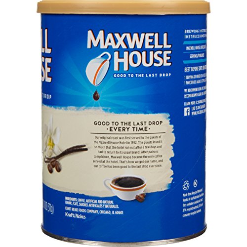 Maxwell House Vanilla Medium Roast Ground Coffee Canister