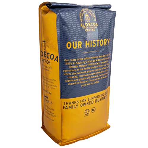2 LB Aldecoa Whole Bean Coffee, Ethiopia, Medium Roast