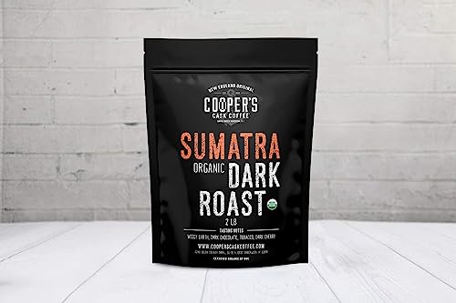 Organic Dark Roast Sumatra Whole Bean Coffee - 2lb