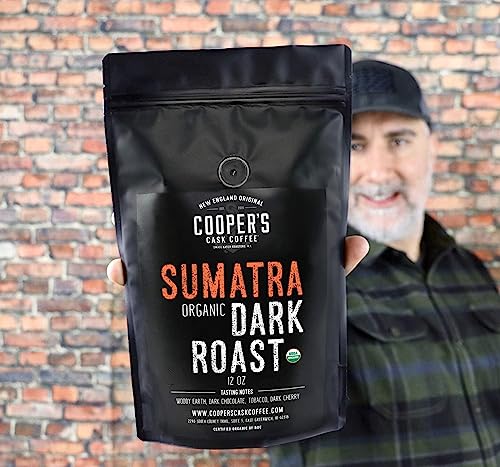 Organic Dark Roast Sumatra Whole Bean Coffee - 2lb