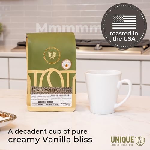 1lb Gourmet French Vanilla Ground Coffee, Medium Roast