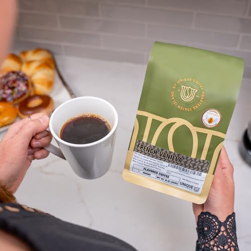 1lb Gourmet French Vanilla Ground Coffee, Medium Roast