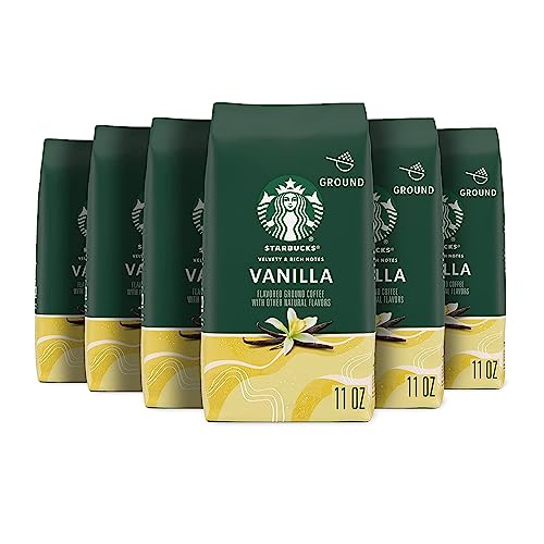 Starbucks Vanilla Flavored Ground Coffee, Flavor Lock Packaging