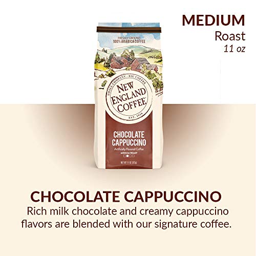 New England Coffee Chocolate Cappuccino Medium Roast, 11oz