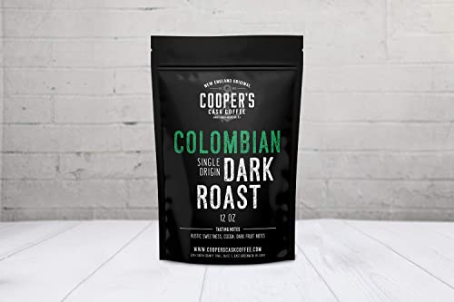 12oz Whole Bean Colombian Dark Roast Single Origin