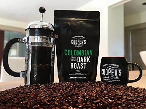 12oz Whole Bean Colombian Dark Roast Single Origin