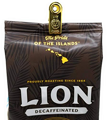 Lion Coffee Decaf Vanilla Macadamia Light Roast Bag