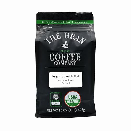 Organic Vanilla Nut Medium Roast Coffee, 16oz Bag