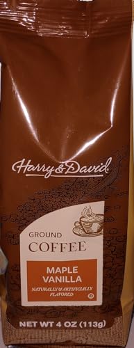 Maple Vanilla Flavored Ground Coffee Light Roast 4oz