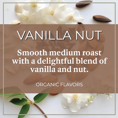 Organic Vanilla Nut Medium Roast Coffee, 16oz Bag