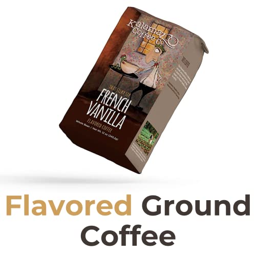 KALAMAZOO COFFEE COMPANY French Vanilla Medium Roast - 12oz Bag